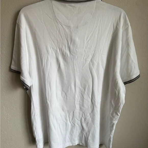 Men’s XL White Michael Kors Preppy Business Casual Cocktail Classic Polo - Picture 6 of 6